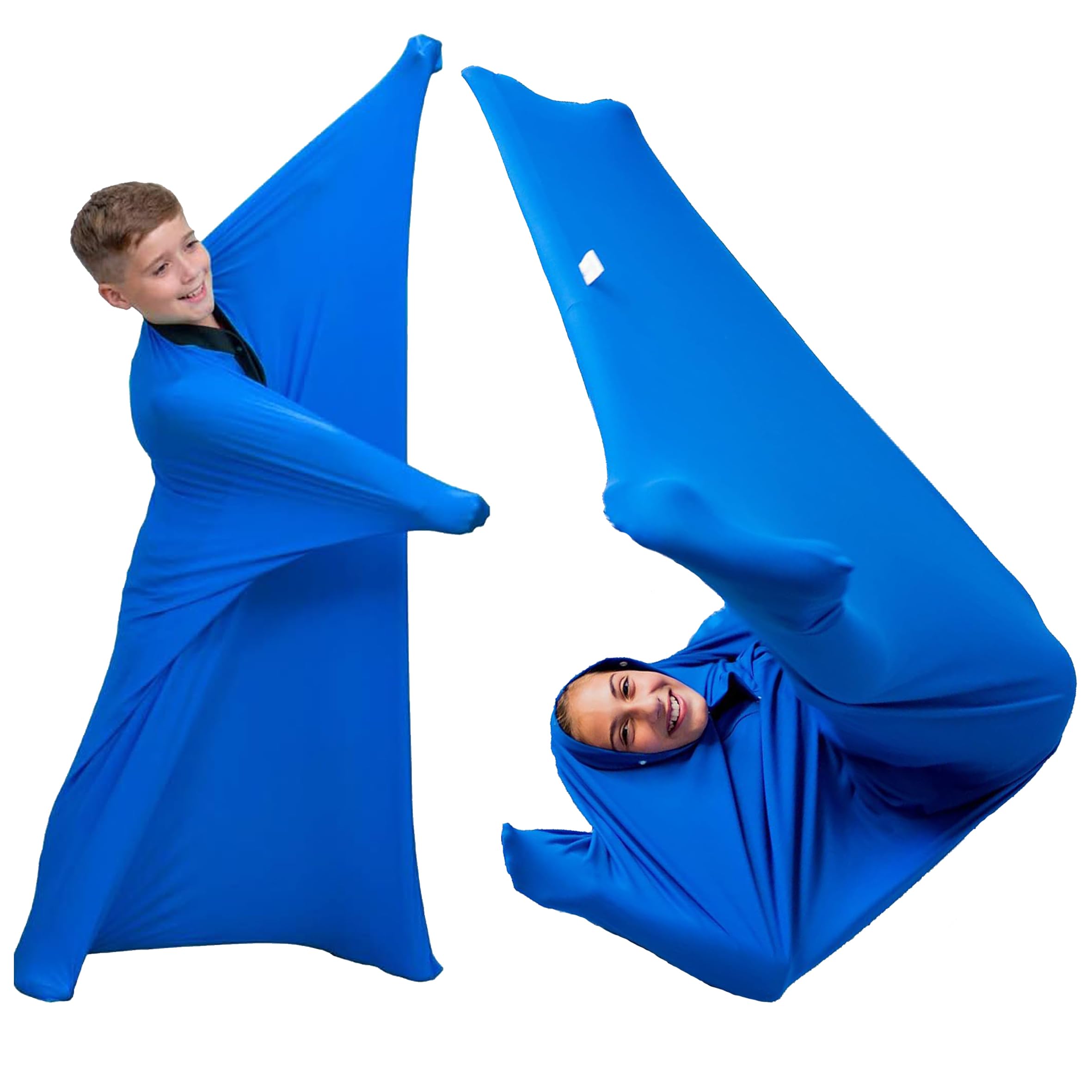 1Pcs Blue Sensory Body Sock for Kids Full-Body Wrap Stretchy Sox to Relieve Stress Children with Autism Anxiety Socks Stress Hyposensitivity Kids Breathable Stretchy