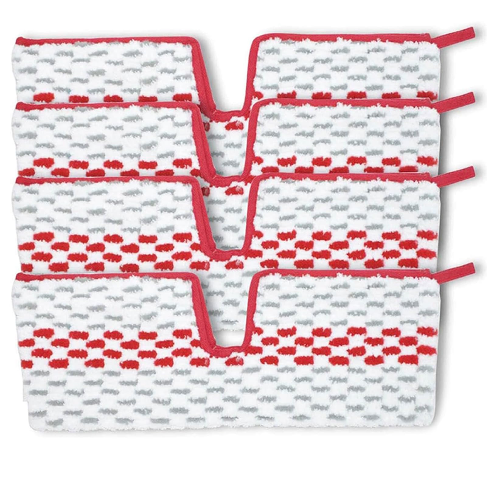 4-Pack Microfiber Washable Mop Head Refills — Compatible with Vileda Promist Max, O-Cedar Reusable Pads, Replacement Heads.