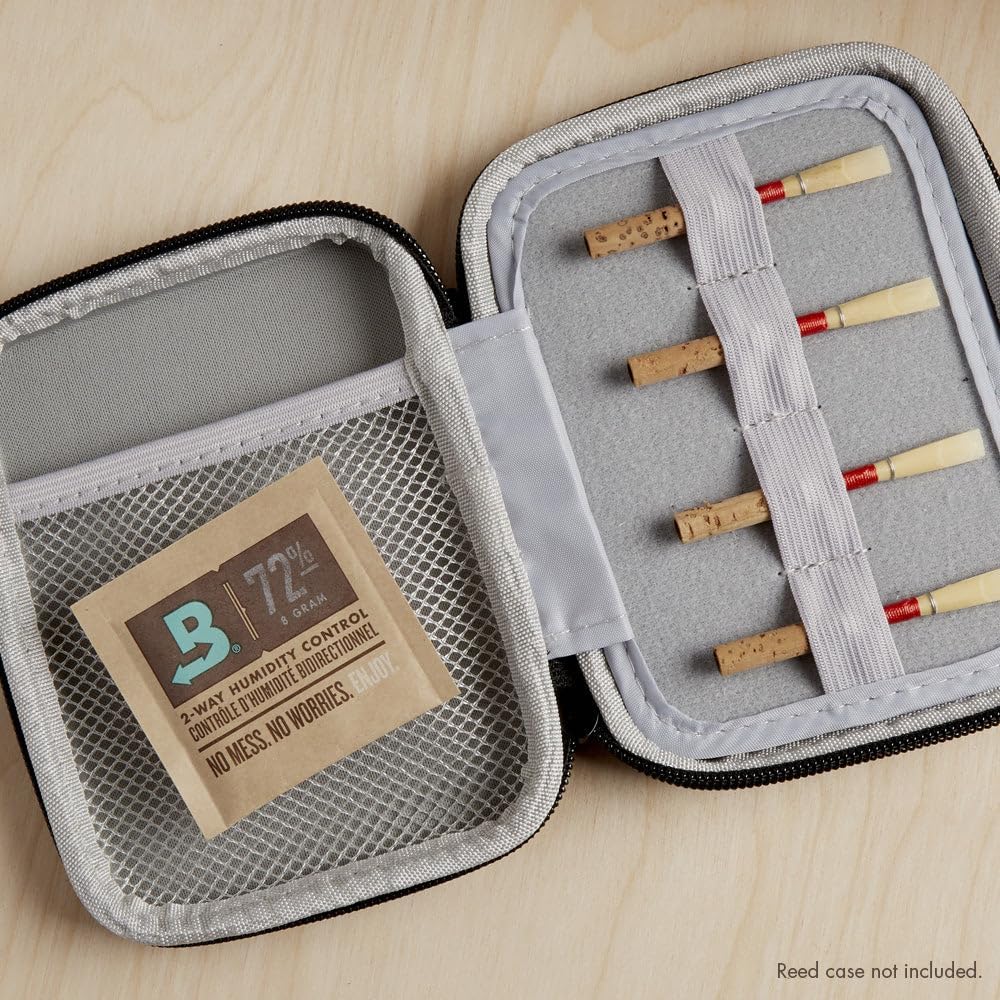 Boveda 72% Two-Way Humidity Control Packs for Storing Up to 5 Items – Size 8 – 10 Pack – for Small Wood & Leather Travel Cases – Moisture Absorbers – Humidifier Packs in Resealable Bag