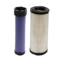 Hoypeyfiy M131802 Outer Filter & M131803 Inner Filter for Kawasaki 11013-7020 11013-7019, Kohler John Deere 25 083 01-S, Kubota TA040-93230 TA040-93220
