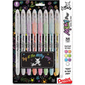 Pentel Milky Pop Pastel Gel Pen, (0.8mm), Medium Line, Assorted Colors, Pack of 8 (K98BP8M)