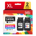 ejet 245XL 246XL Ink Cartridges Combo Pack Replacement for Canon Ink 245 246 PG245XL CL246XL Compatible for Pixma MX490 MX492 MG2522 MG3022 MG2520 TS3100 TS3122 TS3300 TS3322 TR4522 Printer 2 Pack
