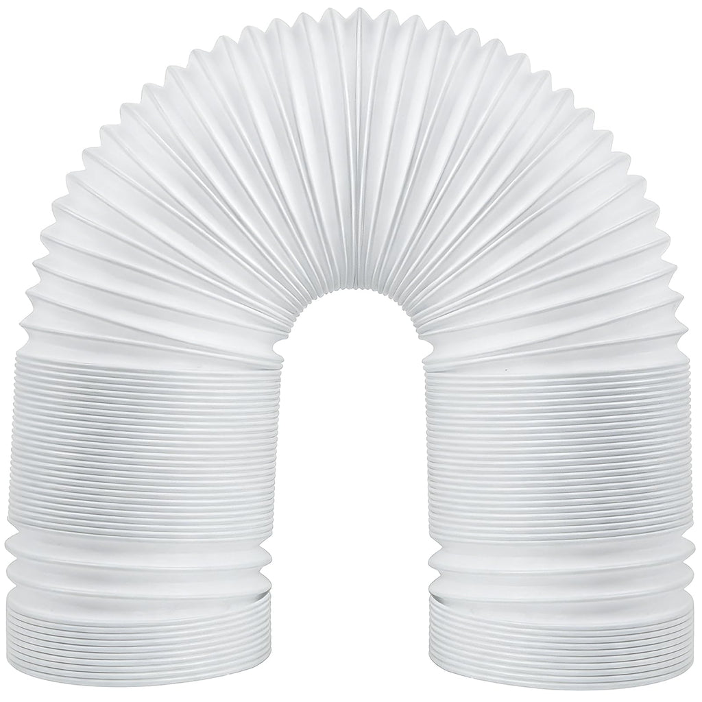 FUBININA 80" Portable Air Conditioner Hose, AC Hose with 5.9" Diameter, Anti-Clockwise Thread AC Exhaust Hose for Portable AC Vent Replacement Tube Compatible with LG Air Conditioner Part