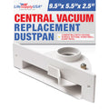 Central Vacuum Automatic Dust Pan Sweep (1-Pack - White)