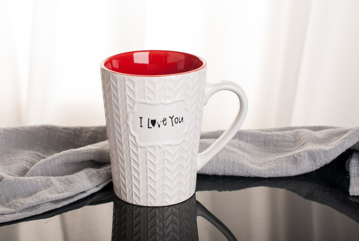 Ynsfree I Love You Mug 16 oz Coffee Tea Cup,Gifts for Dad/Father/Mom/Grandma/Ladies/Wife,Birthday/Christmas/Anniversary/Valentine',Mother‘s Day Gifts Funny Ceramic Mugs