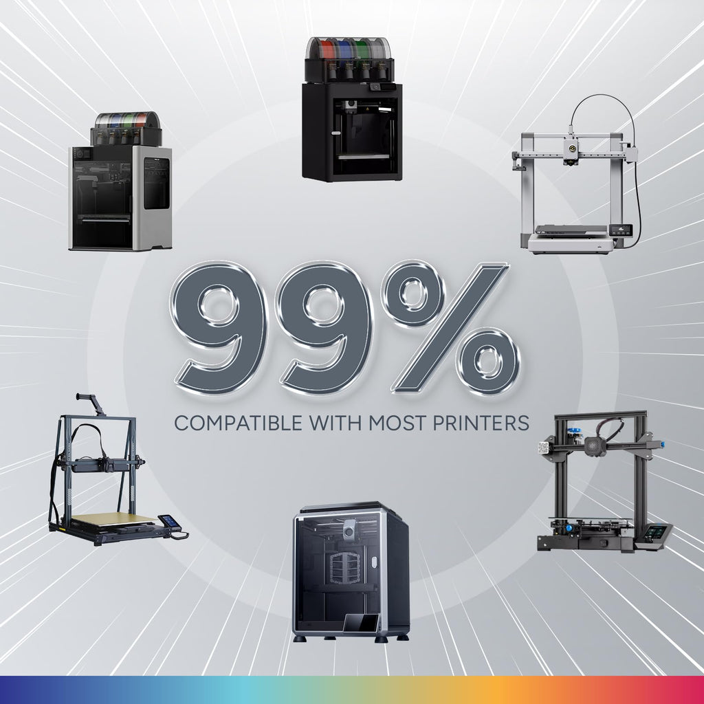 OVERTURE PETG Filament 1.75mm, 3D Printer Filament, 1kg Filament (2.2lbs), Dimensional Accuracy 99% Probability +/- 0.03 mm, Fit Most FDM Printer (Black (1-Pack))