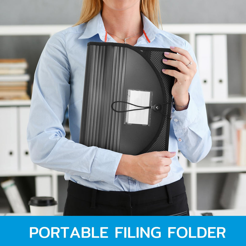 Ceecysaa Expanding File Folders 25 Pockets Accordion File Organizer,High Capacity A4/ Letter Size Filing Organizer, Folders for Document Receipt, Paper Holder with Divider Tab