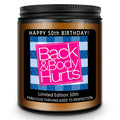 Homsolver 50th Birthday Gifts for Her Him，Happy 50th Birthday Candles Gift for Women Men，Funny 50 Years Old Decorations Ideas- Handmade Lavender Candle