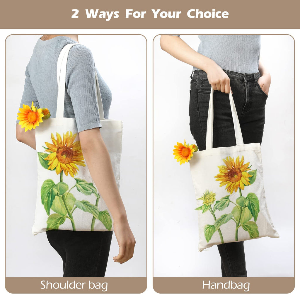 20 Pieces Sublimation Tote Bags Screen Printing Blank Canvas Reusable Washable Polyester Grocery Bags for Decorating and DIY Crafting White