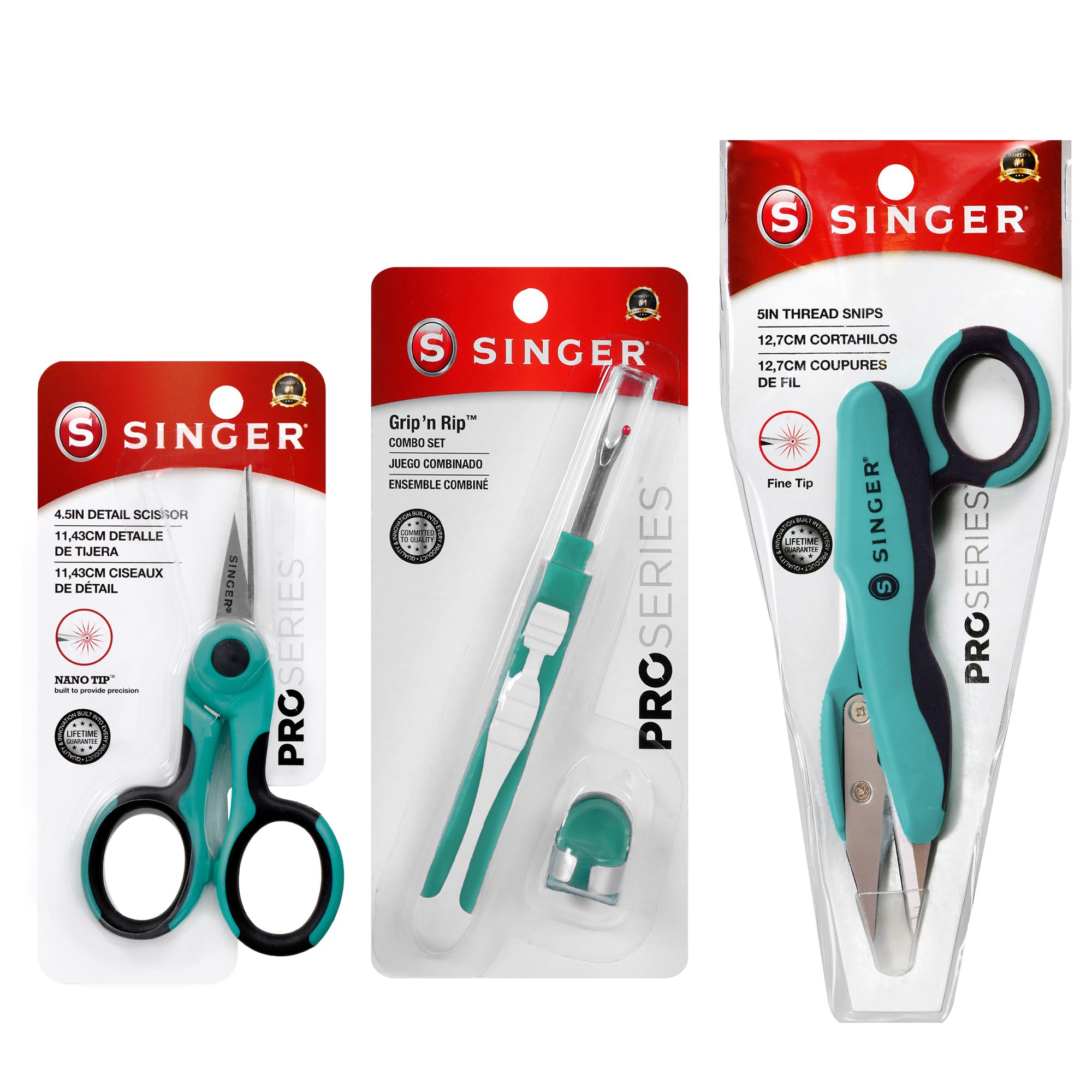 SINGER ProSeries Bundle - Detail Scissors, Thread Snips, Seam Ripper