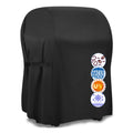 Housse BBQ Cover Grill Cover, 32-inch Heavy Duty Oxford Waterproof Windproof Resistant BBQ Gas Grill Cover for Outdoor Barbecue Fit Most Brands Weber, Brinkmann, Char Broil, Holland (Black, 30 Inch)