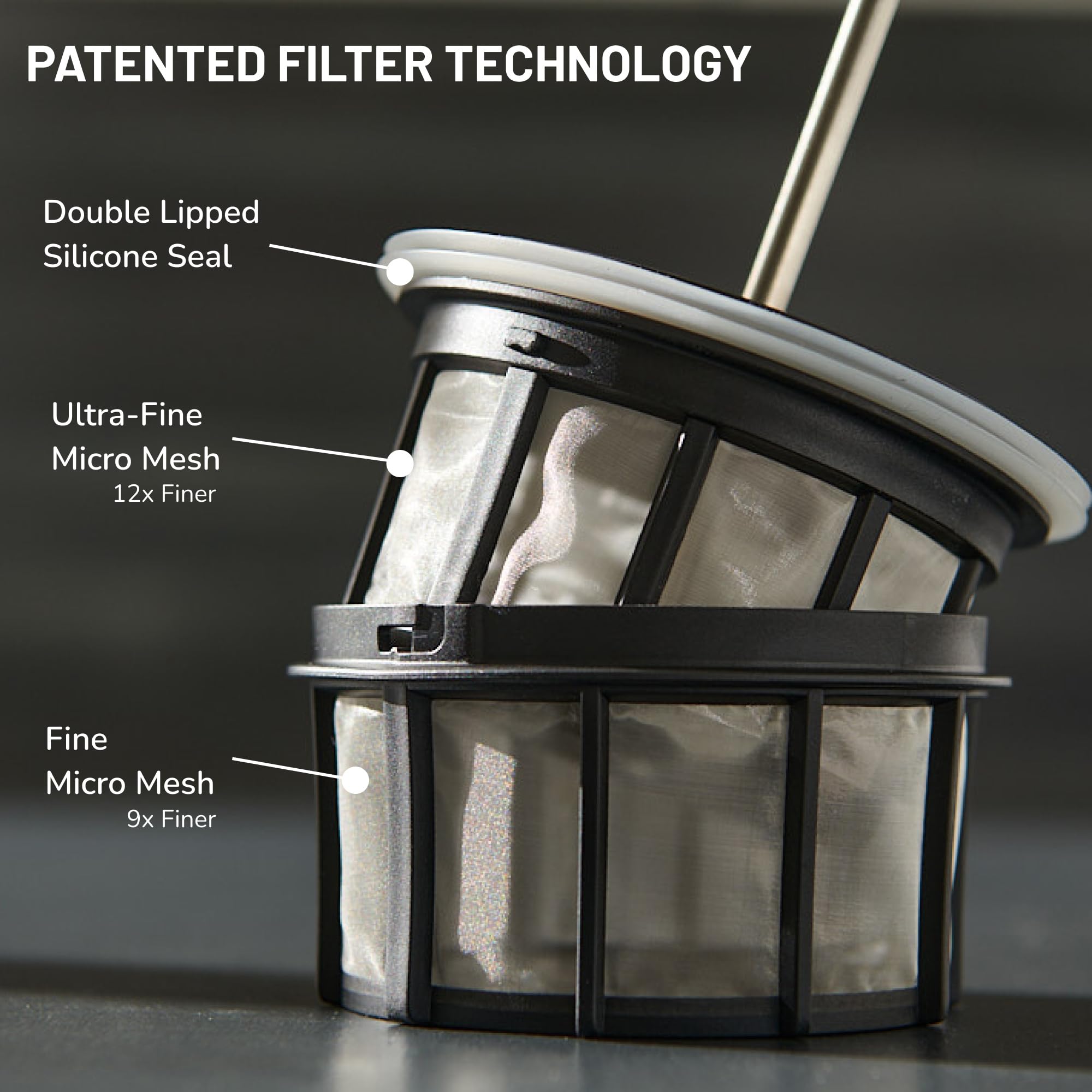 ESPRO Replacement Coffee Micro-Filter for ESPRO P3/P5/P7, 32 Ounces French Press