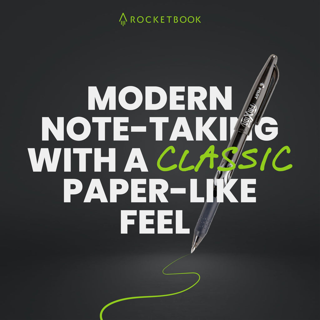 Rocketbook New Mini Reusable Smart Notepad, Pocket Size Notebook 3.5x5.5, Black - Dotted Pages, App-Connected, Erasable, Ideal for On-The-Go List Taking & Quick Notes Anywhere