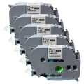 NEOUZA 5PK Compatible for Brother P-Touch Laminated TZe TZ Label Tape Cartridge 12mmx8m (TZe-231 Black on White)