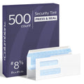 Columbian #8 5/8 Security Envelopes, Double Window, Self Seal, for Invoices & QuickBooks Statements, 3-5/8 x 8-5/8, 24 lb White, 500/Box (COLO182)