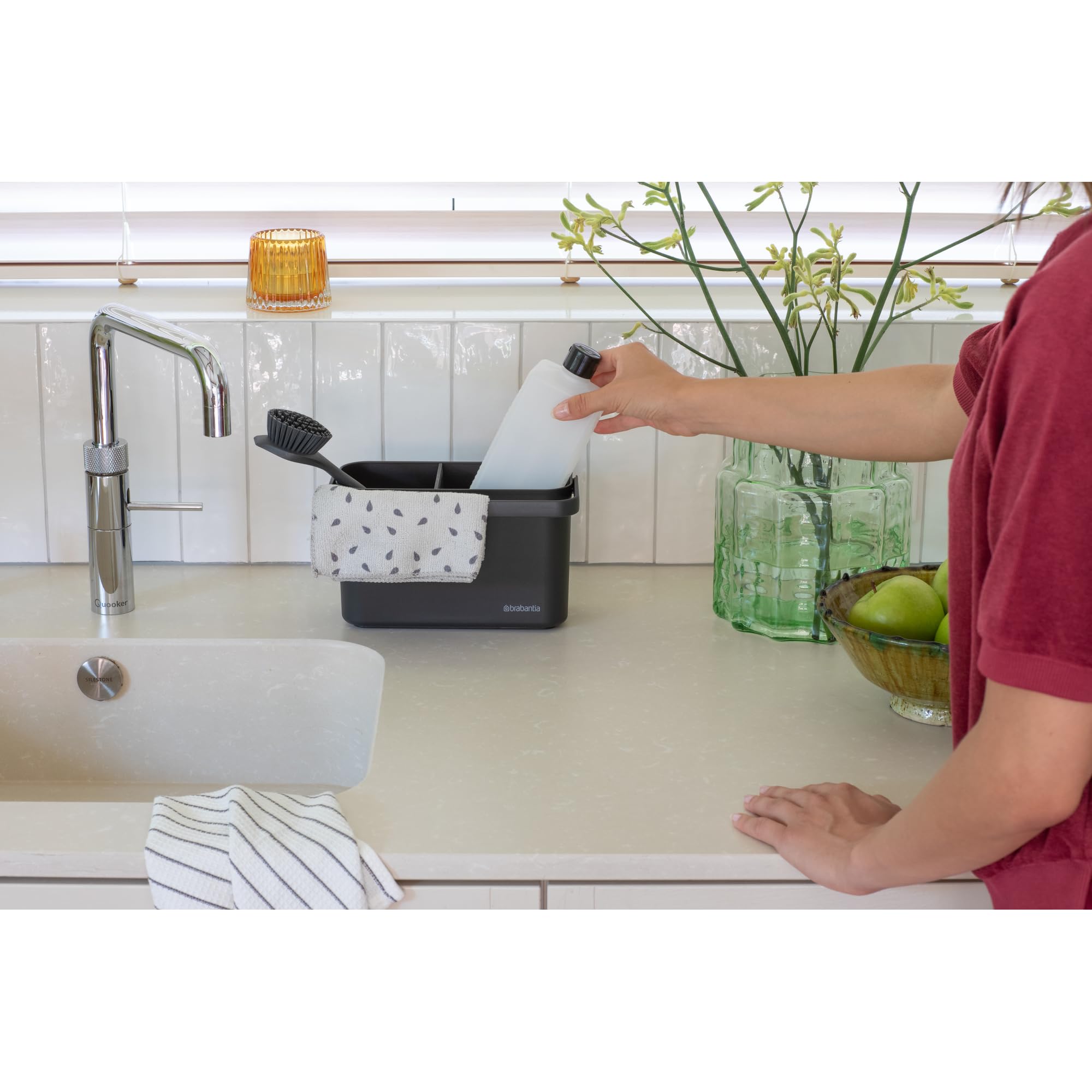 Brabantia SinkSide Cleaning Caddy - Dark Gray