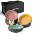 MIAMIO - Mini Dipping Bowls Set of 6 (90 ml) / Side Dish Bowls, Soy Sauce Dish, Dip Bowls, Small Snack Bowls - Las Palmitas Collection