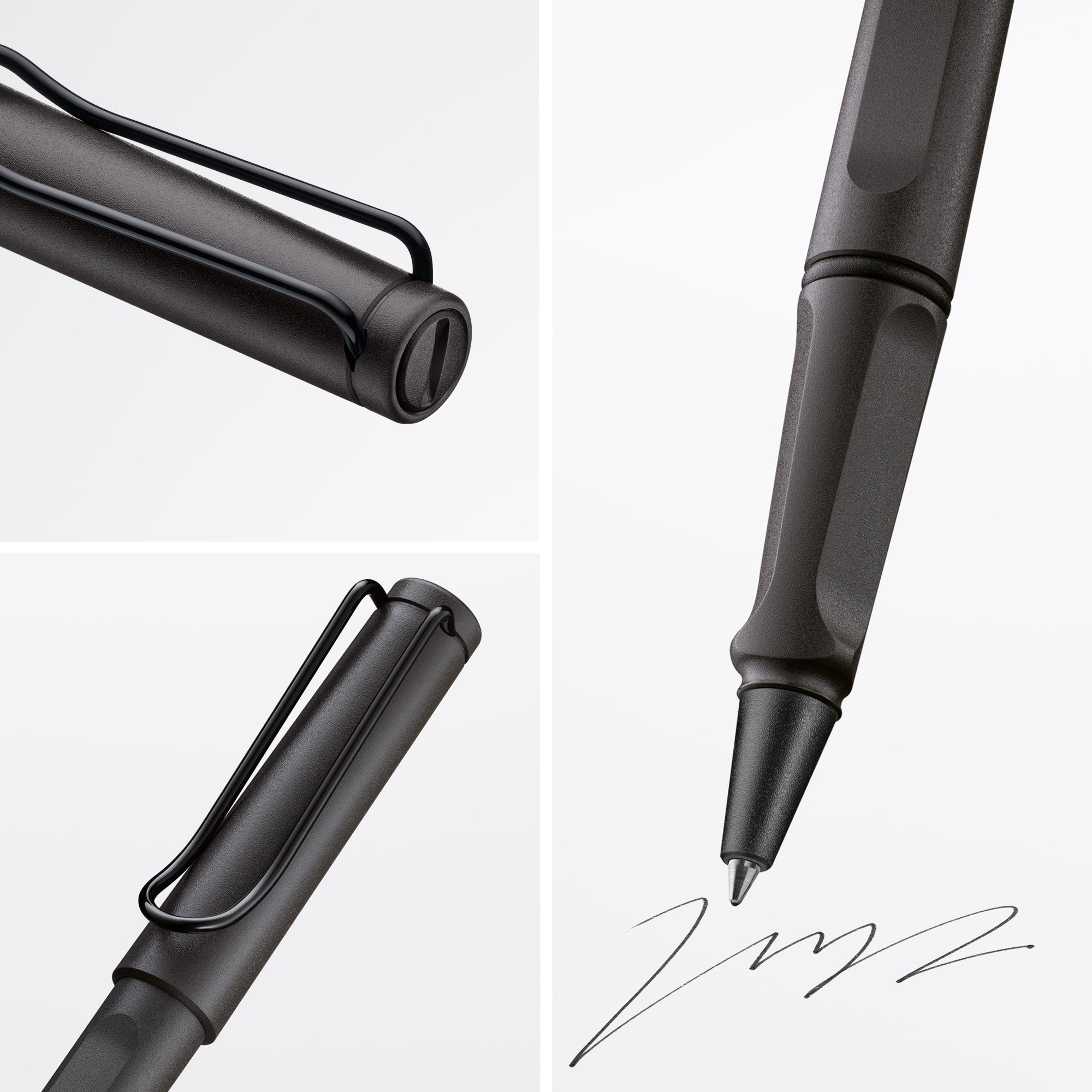 LAMY safari umbra - Rollerball Pen with ergonomic grip & line width M - for pleasant long writing - made of robust ASA plastic - including rollerball refill LAMY M 63 in blue