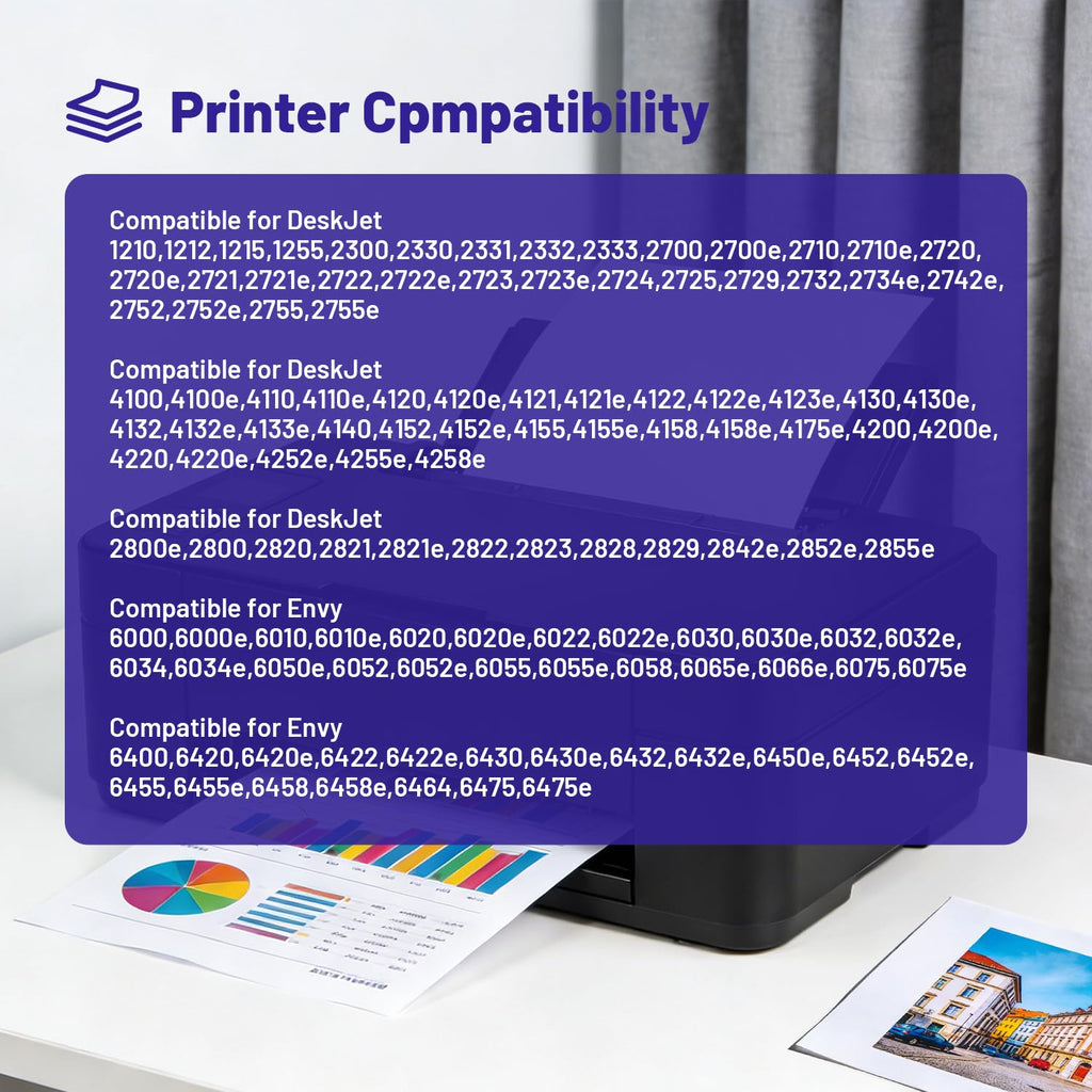 NSDHInk Remanufactured 67XL Ink Cartridges Replacement for HP 67 XL 67XL Ink Combo Pack for Deskjet 4255e 2700 2855e 2755e 2734e 2842e 4255e 2723e 4155e 2742e Envy 6055e 6455e 6000 6400 Ink (2 Pack)