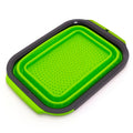 Starfrit Collapsible Over-The-Sink Colander - 6 Qt - Space Saver - Efficient Draining - Extendable Handles to Fit Over Most Sinks - Space Saver, Compact Storage - Dishwasher Safe