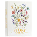 Lanpn Mom Life Story Book Journal with 270+ Prompts, Leather Hardcover Mother Story Guided Journal, Mom Memory Keepsake Heirloom Book to Fill Out, Mother's Day Birthday Christmas Gift for Mom