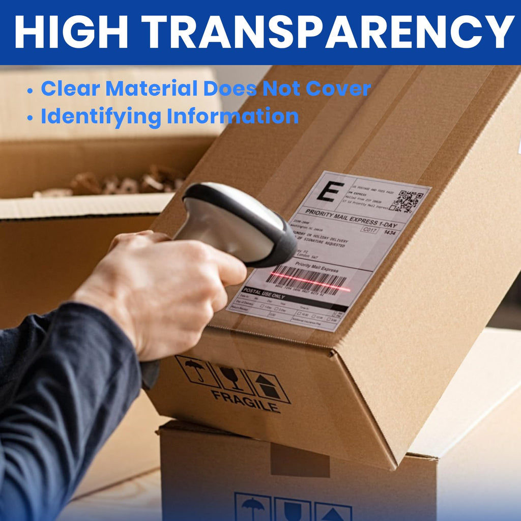 ADHES Heavy Duty Packing Tape Clear Packaging Tape for Moving Shipping Boxes, Box Tape Rolls Refills, Total Length of 300M with 4.8cm Width,2.6Mil Thickness
