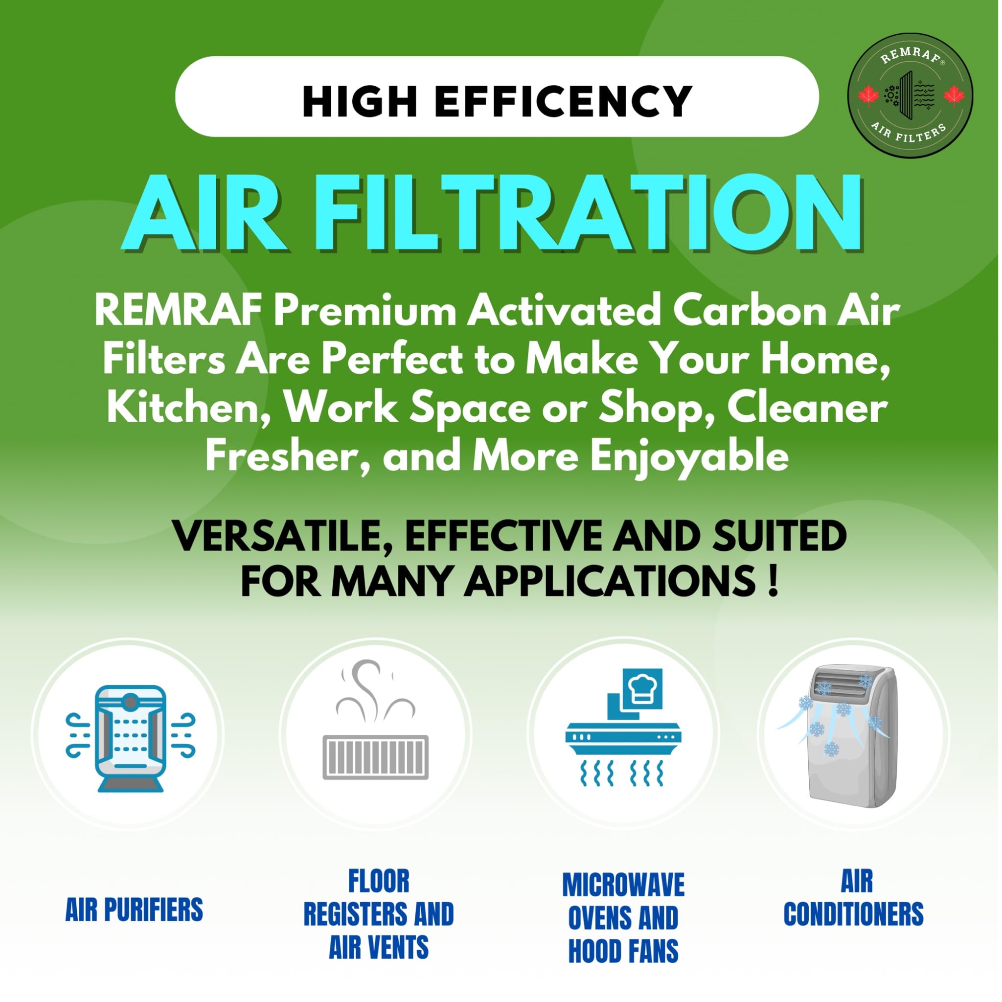 Air Vent Filters, 4"x10" Vent Filters, Activated Carbon Air Filters for Home, Floor Registers, Diffusers, Air Purifiers. Air Conditioner Filter, Fits 10"x4"-10"x3"-10"x2" Vents. 2mm 12-Pack
