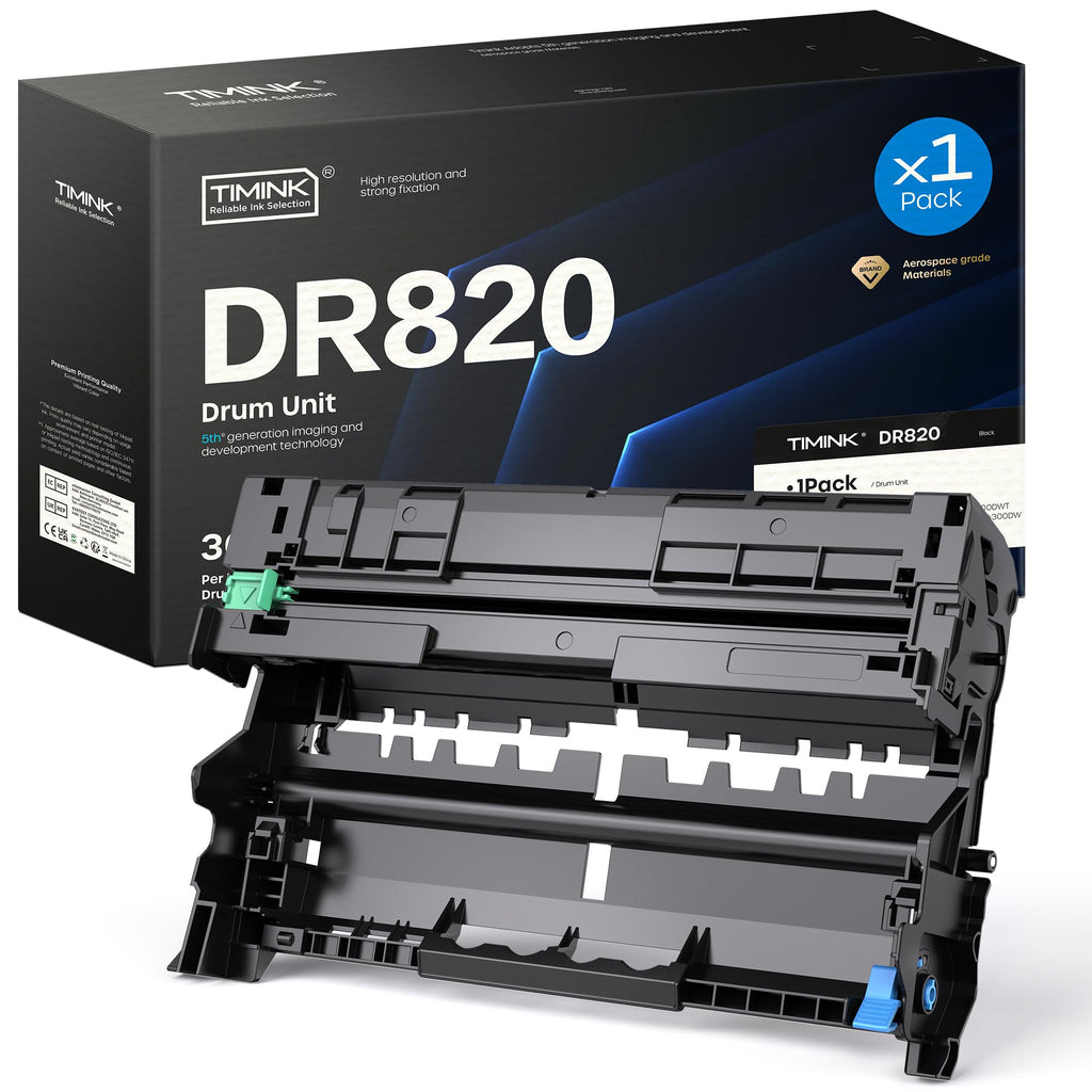 Timink DR820 Drum Unit Replacement for Brother DR 820 DR-820 Replacement for MFC-L5900DW HL-L6200DW MFC-L5850DW HL-L5100DN MFC-L5800DW MFC-L5700DW HL-L5200DWT MFC-L6700DW DCP-L5600DN (Not Toner)