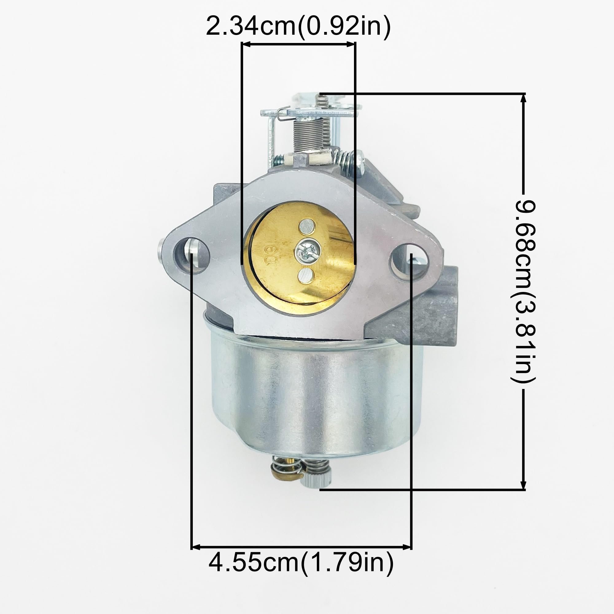 Strongthium Carburetor for Tecumseh 640052 640349 640054 640058 640058A HMSK80 HMSK90 LH318SA LH358SA Adjustable Carb 8HP 9HP 10HP Snowblower Generator Chipper Shredder & Primer Bulb