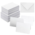 50 Pack Blank Cards and Envelopes 5x7 Inch, Premium White Blank Cardstock Bulk Stationery Greeting Cards, Blank Note Cards with Envelopes for DIY Card Making, Christmas