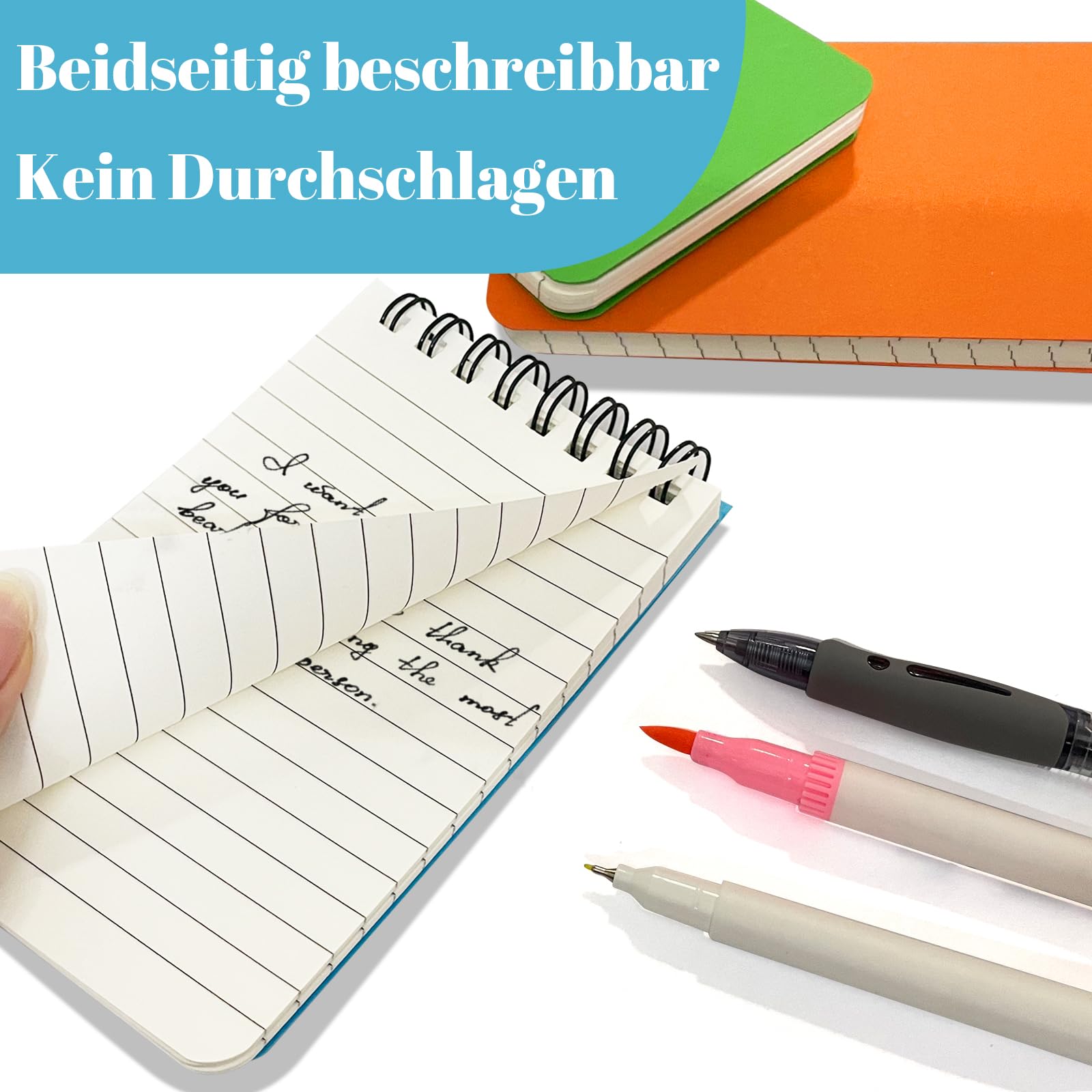 24 Packs Spiral Pocket Notebooks Bulk 3 x 5 Inch, Mini Top Bound Spiral Notepad, Small Note Pads 6 Colored 60Sheets/120Pages (80GSM), Memo Pads for Home, School, College, Office, Work, Travel