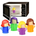 YIQXKOUY 4 Pack Angry Mom Microwave Cleaner Microwave Oven Steam Cleaner Doll Use Water and Vinegar High Temperature Cleaning Kitchen Cleaning Tool for Home and Office