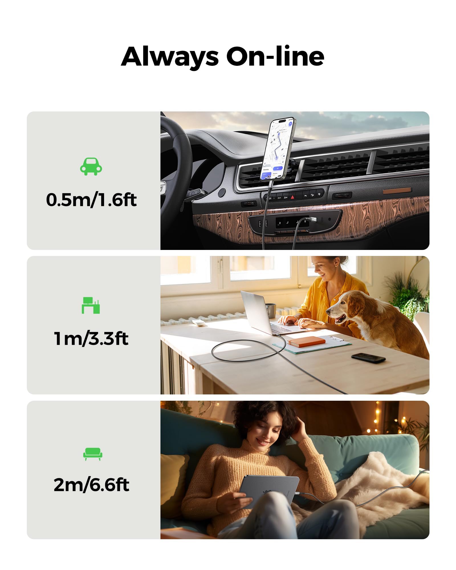 Silkland USB C to USB C Cable 240W 100W (2 Pack), 10FT Fast Charging Compatible for iPhone 17/16, MacBook, iPad, Samsung, Pixel, Laptop
