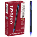 uni-ball Jetstream Rollerball, 101 Stick Roller Ball Pen Bold-1.0mm, 12 Pack, Blue Ink (1768012)