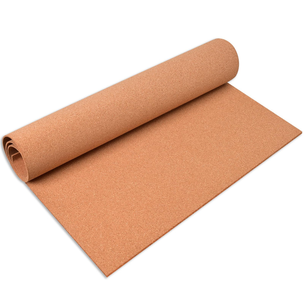YCCYYCCY Cork Board Roll, 1/4" (6mm) Thick Cork Boards for Walls, 16"x47"(40x120cm) Cork Board Roll for Office, Home, School(6MM-40120,NO)