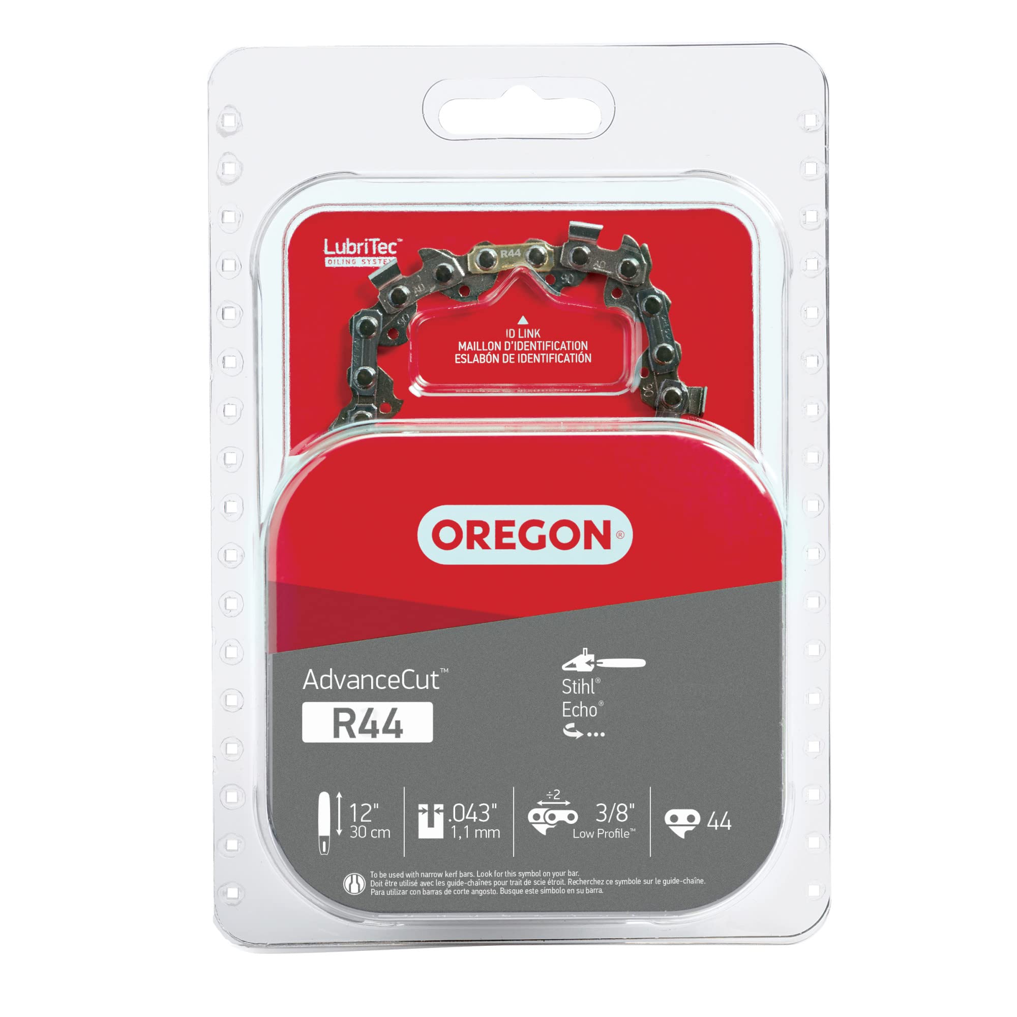 Oregon R44 AdvanceCut 12-Inch Chainsaw Chain Fits Stihl, Echo
