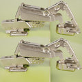 YUEZIYE-165 Degree Hidden Frameless Kitchen Cabinet Soft Close Hinge Very Suitable for Installing Fully Covered cabinets/Cabinet Folding/Corner Cabinet Folding, Wardrobe Doors, etc. (2 Packs)