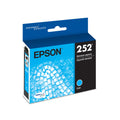 EPSON 252 DURABrite Ultra Ink Standard Capacity Cyan Cartridge (T252220-S) Works with Workforce WF-3620, 3640, 7110, 7610, 7620, 7710, 7720, 7210