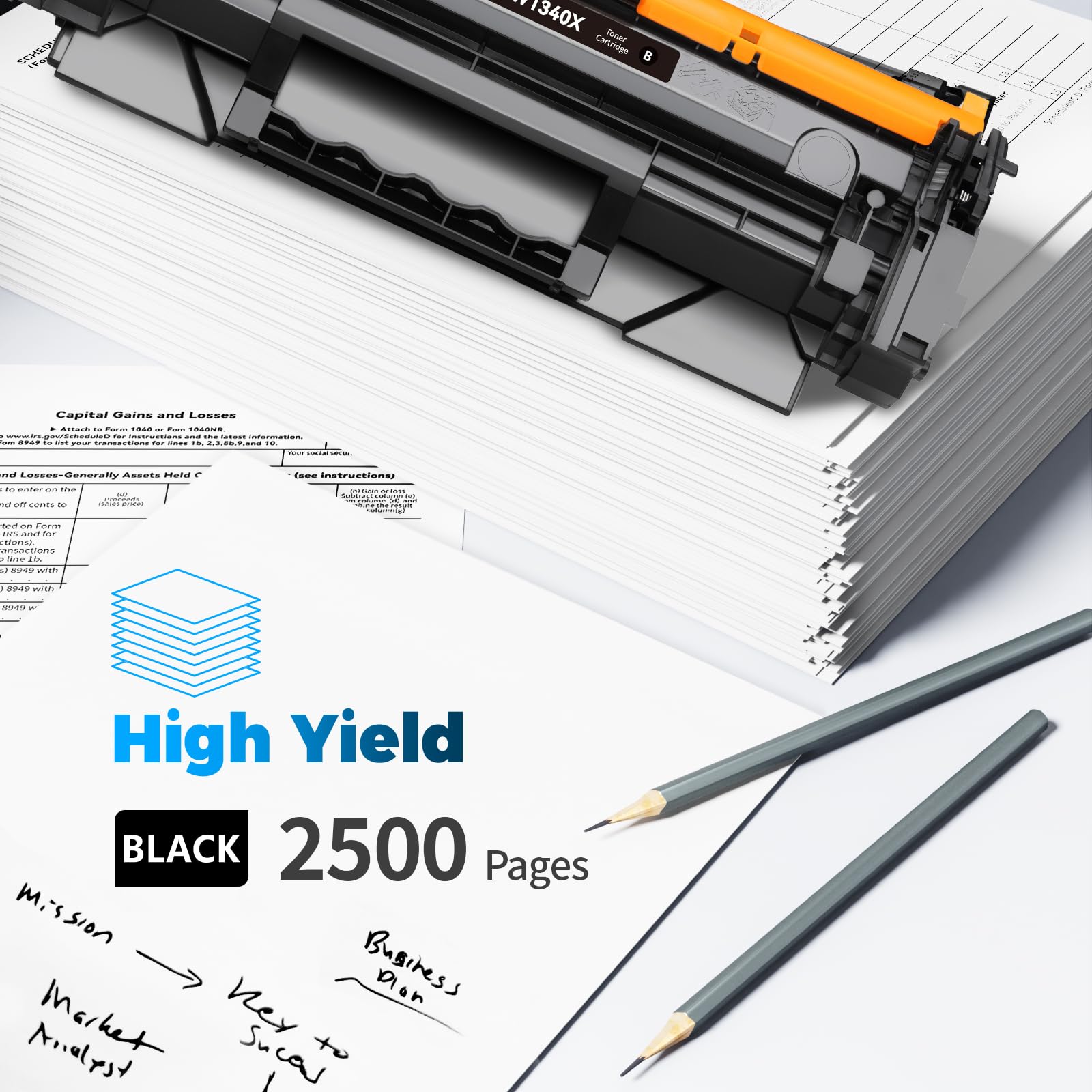 BAIINK 134X Toner Cartridge (with Chip) Compatible for HP 134X W1340X 134A W1340A Toner Cartridges Work for M209dw M209d M234dw M234sdn M234sdw Printer