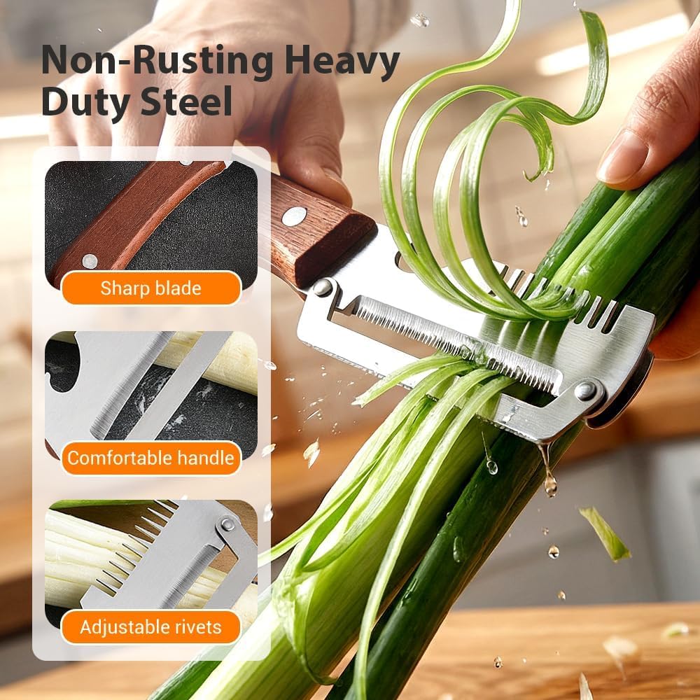 Vegetable Peeler, 2026 Upgrade Multifunctional Stainless Steel Peeler,Vegetable Peeler for Kitchen, Kitchen Gadgets Tool for Fruit Pumpkin Peeling Potato Carrot Veggie Peeler