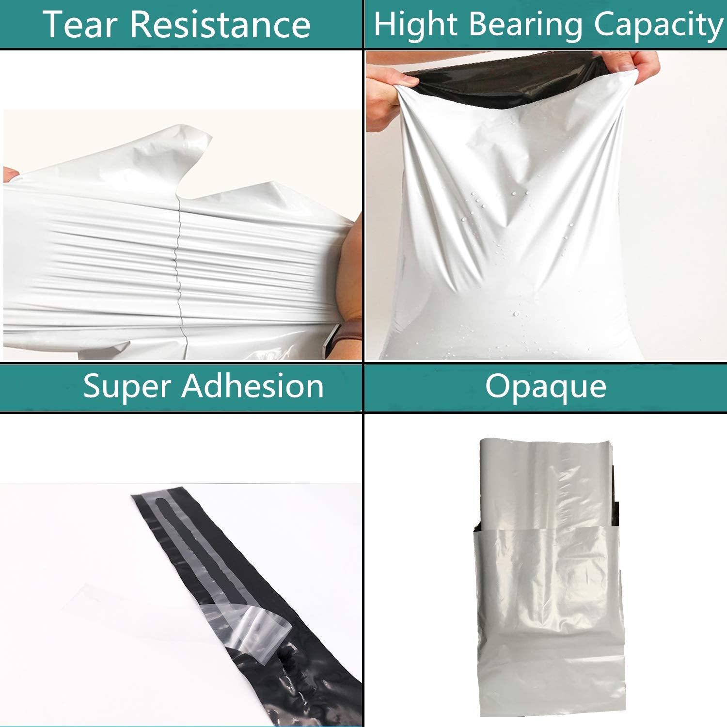 BESTEASY 100 14.5x19 White Poly Mailers Shipping Envelopes Bags(14.5x19, 100 Bags)