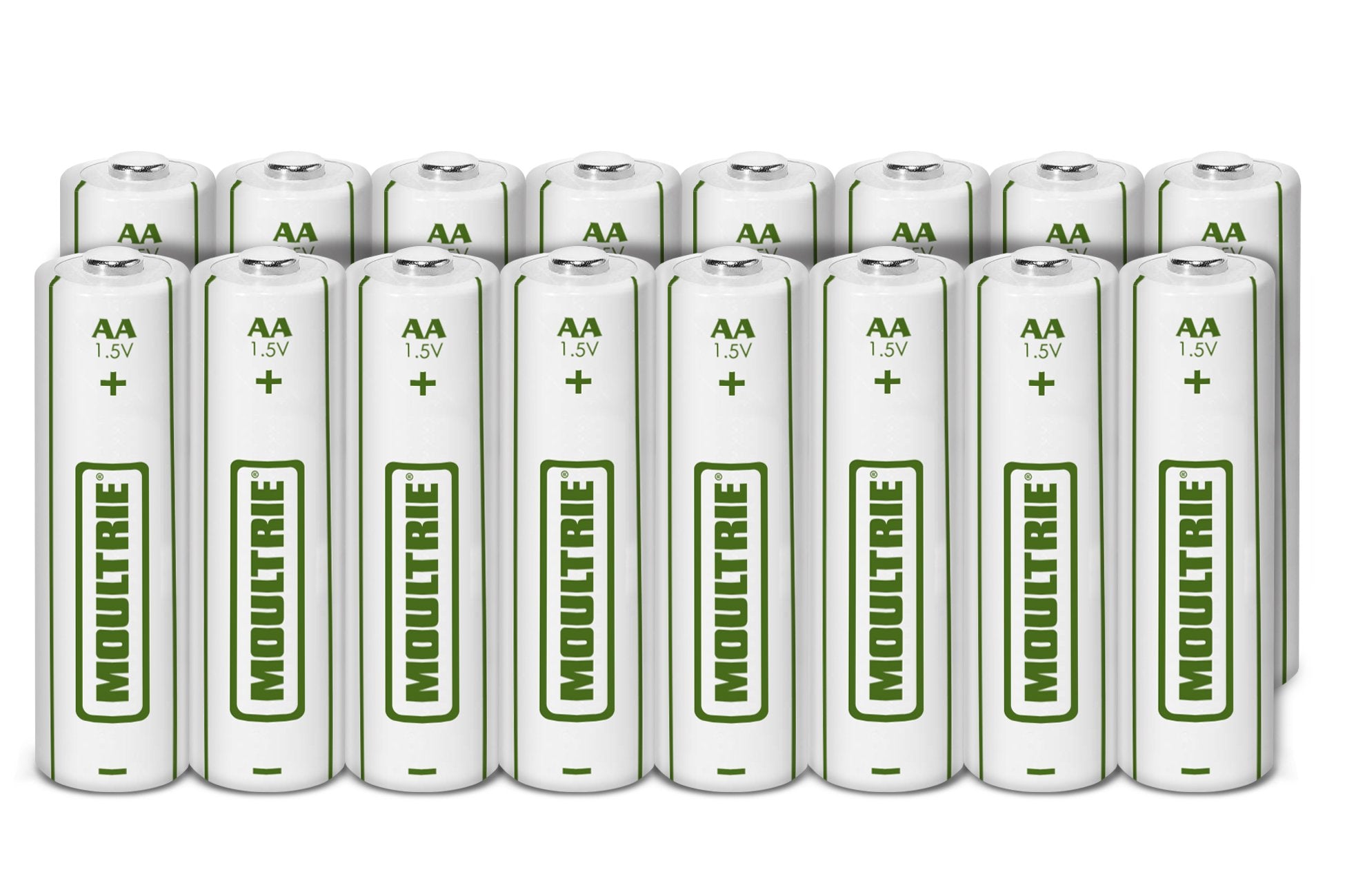 Moultrie AA Batteries, White (MCA-13295) 16 Count (Pack of 1)