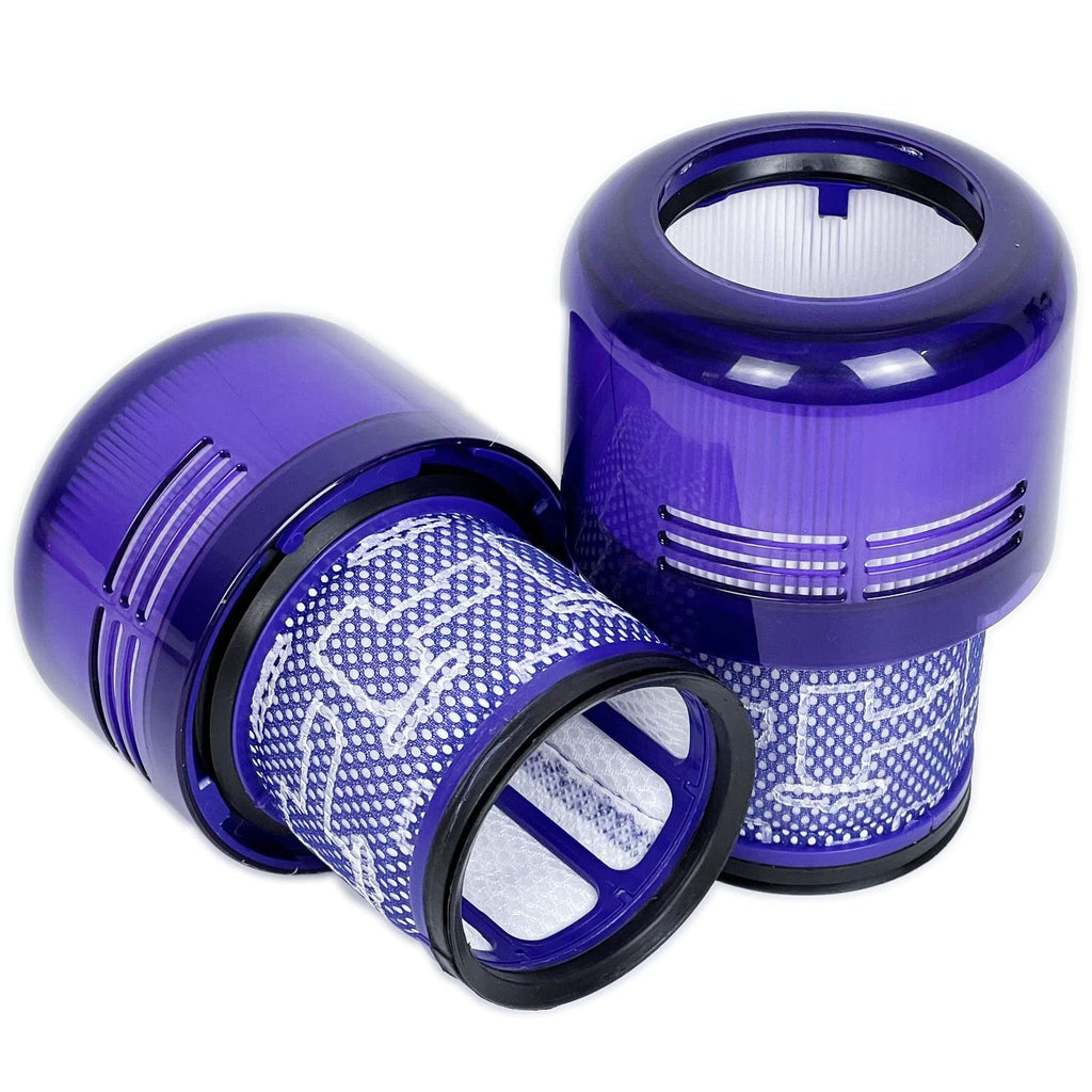 2 Pack HEPA Replacement for Dyson V11 Filter Compatible with Dyson Cyclone V11 Animal, V14 Torque Drive and V15 Detect, Washable, Filters Replaces Part 970013-02
