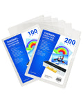 Thermal Laminating Pouches, Letter Size (9” x 11.2”), 3 Mil Thickness, Clear High Gloss Laminator Sheets, 200-Pack, Royal Sovereign(RF03LETR0200)