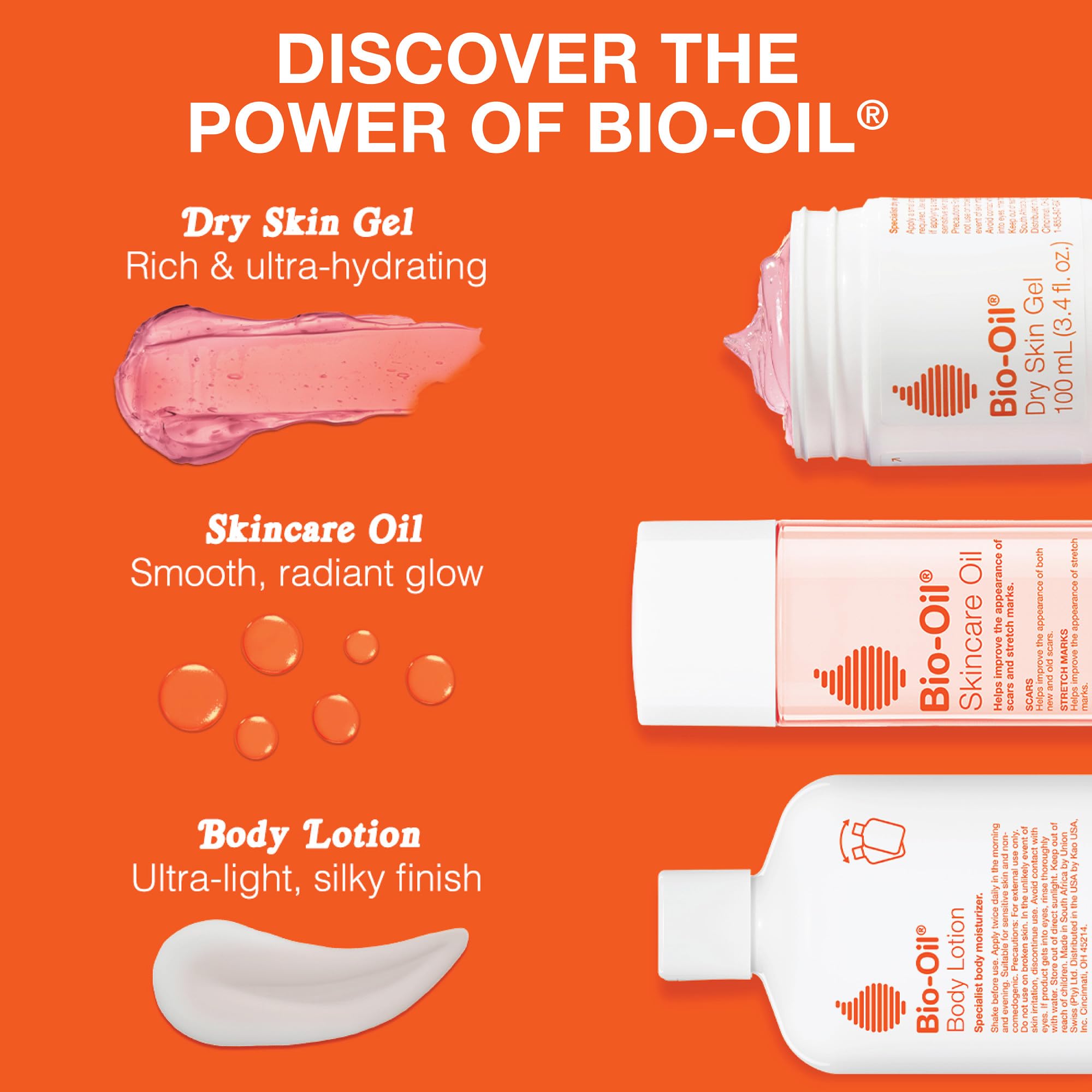 Bio-Oil Skincare Body Oil, Moisturizer for Scars and Stretchmarks, Hydrates Skin, Non-Greasy, Dermatologist Recommended, Non-Comedogenic, For All Skin Types, with Vitamin A, E, 4.2 Ounce (Pack of 1)