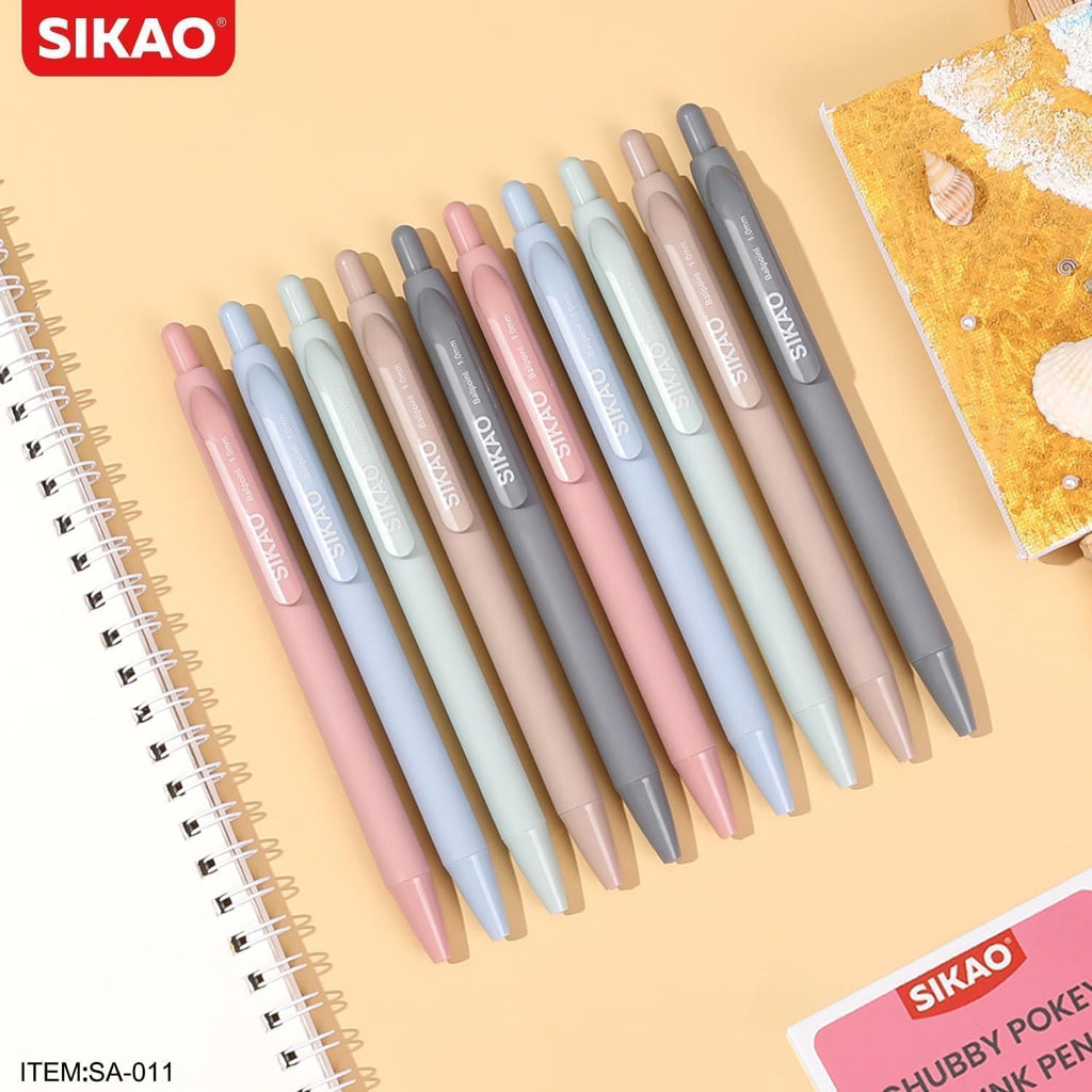 Morandi Pens Bulk, 60 Pack Retractable Ballpoint Pens Black Ink 1.0mm Medium Point, Aesthetic Bulk Pens for Smooth Writing, Cute Muted Multi-Color Set for School Supplies, Teachers & Office Front Desk
