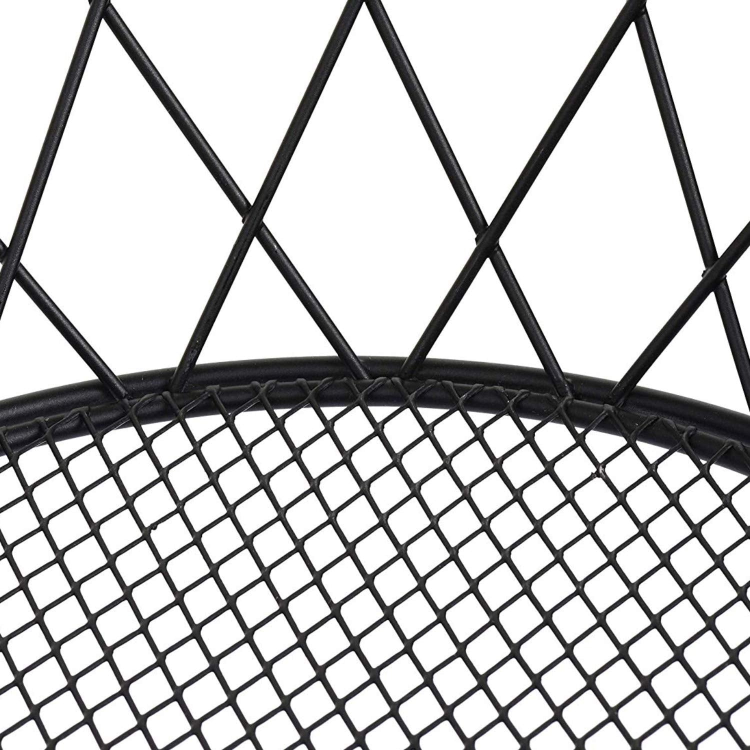 Heavy Duty - 3 Tier Hanging Kitchen Black Fruit Basket