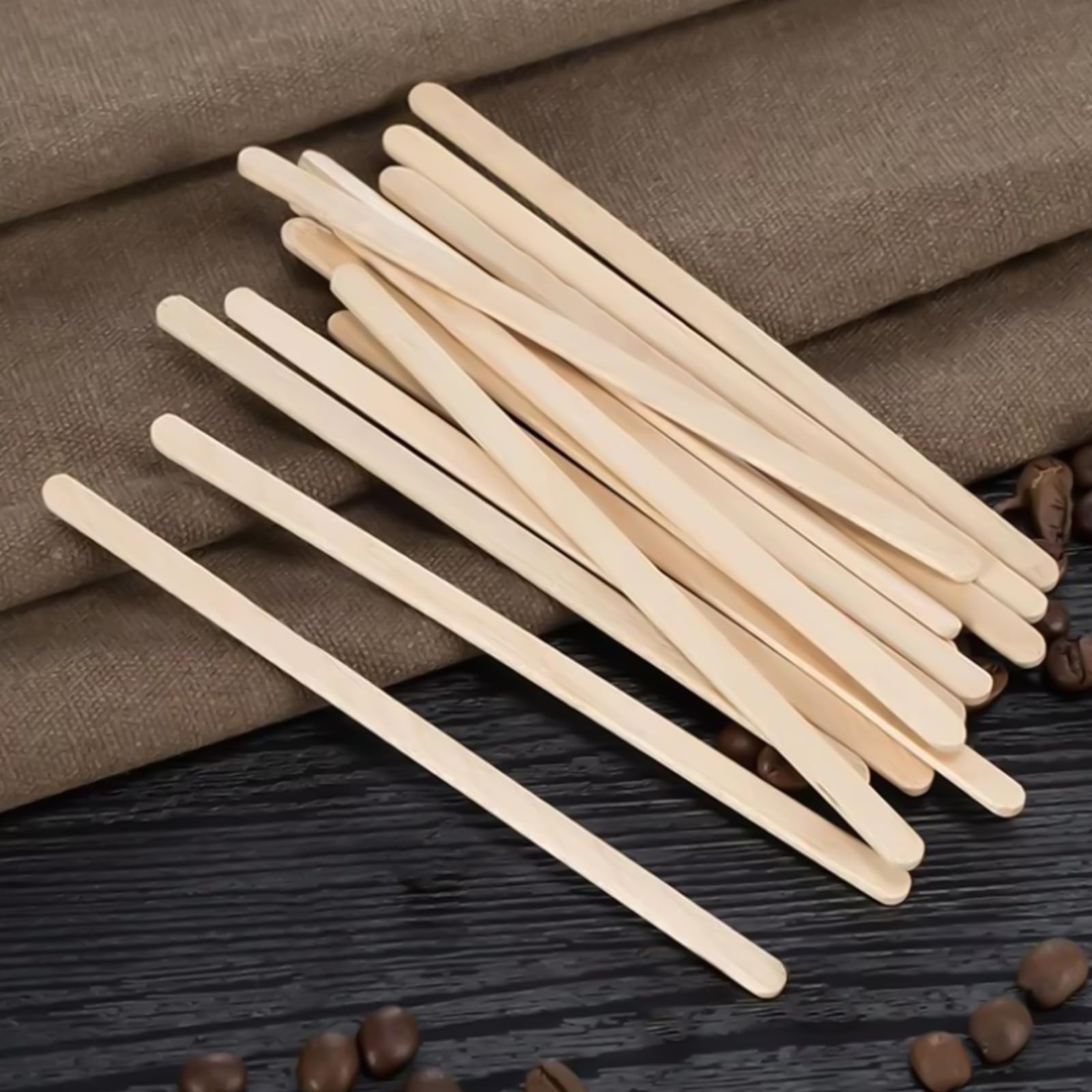 Coffee Stir Sticks, 1000 Count 7.5 Inch Wooden Coffee Stirrers, Stir Sticks Wood for Coffee, Beverage, Cocktails