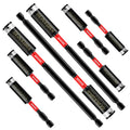 Geinxurn 8 Pieces Impact Magnetic Screwdriver Bit Holders, 3Inches/6inches Extension Socket Drill Bit Holder S2 Alloy Steel Hex Shank Quick-Change Drill Bit Guide