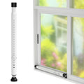 Window Security Bar, 16 to 51Inch Adjustable Sliding Door Lock Bar- Dual Use-Patio Sliding Door Security Bar or Window Security Lock, Child Proof Window Security Bars Window Stopper
